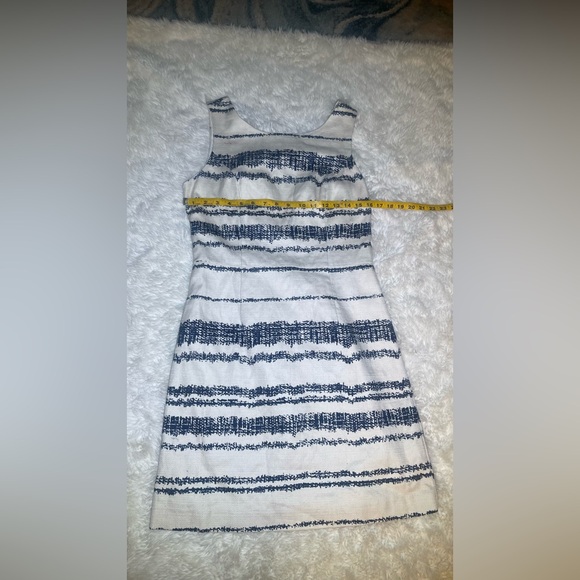Banana Republic blue/cream sleeveless dress size 8 - Picture 11 of 15